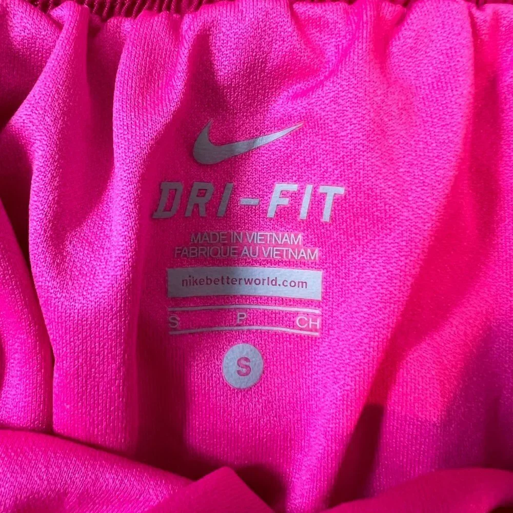 Nike Womens Pink Dri-Fit Tempo Athletic Lightweight Breathable Running Shorts S